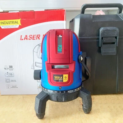 Máy Cân Bằng Laser 5 tia xanh Geotes bóng Led Sale Cuối Năm 2025